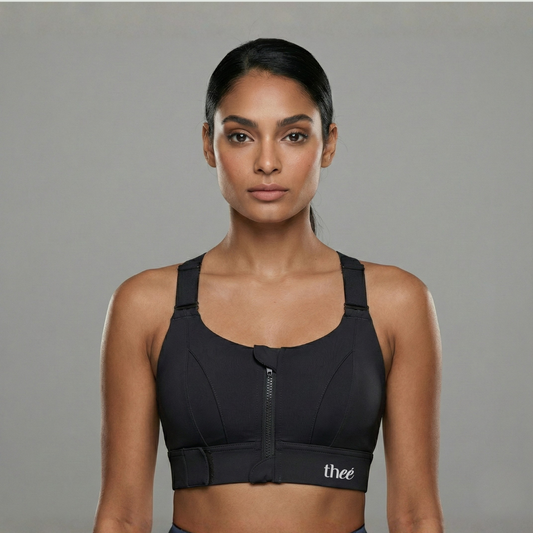 VeloFit High-Impact Zip Bra