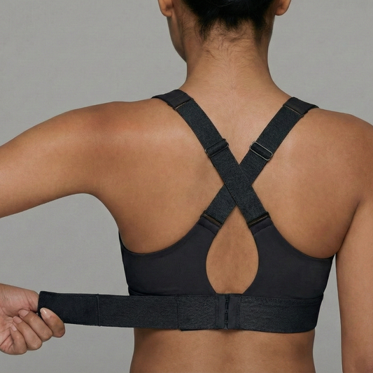 VeloFit High-Impact Zip Bra