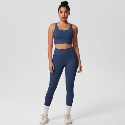 Essential Pocket Leggings - Dark Blue