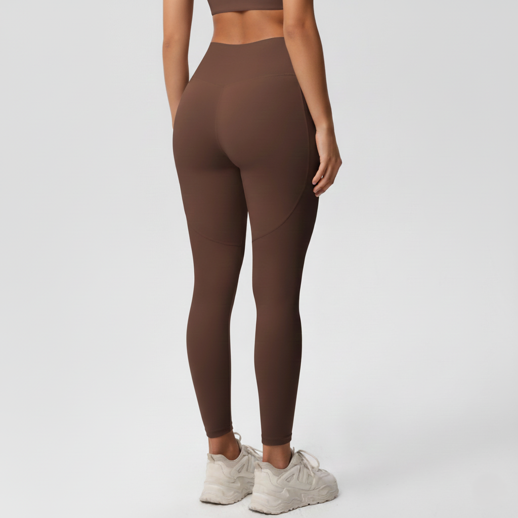 Essential Pocket Leggings - Brown